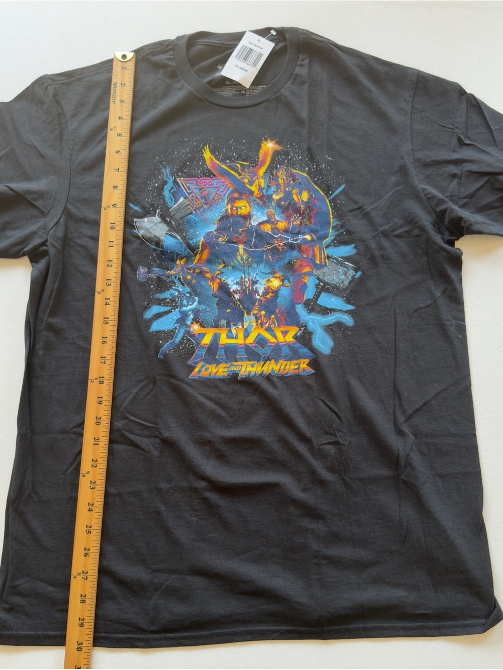 NWT Marcel Studios Unisex Thor Love and Thunder Graphic Tee Size Large (KB9)